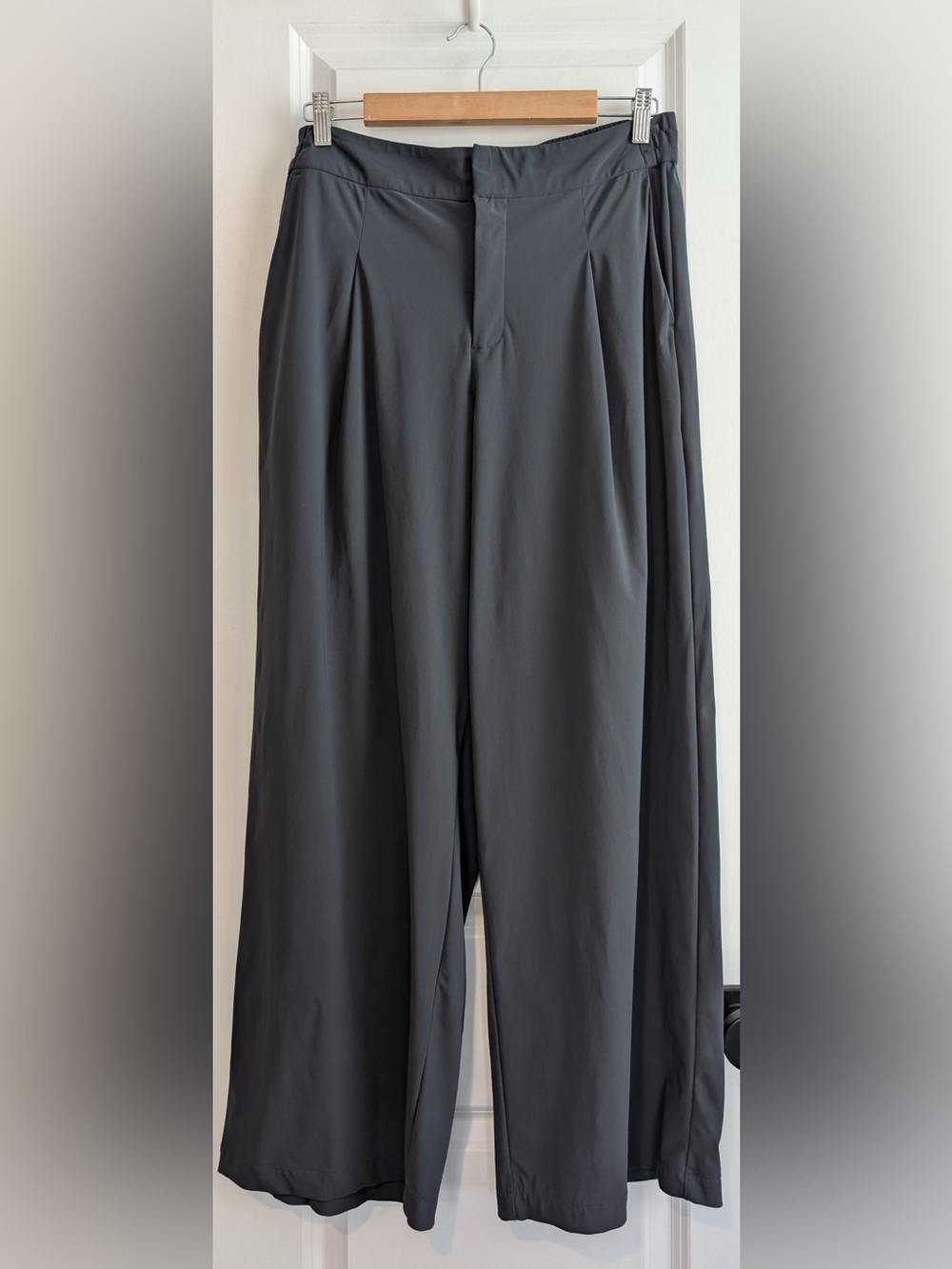 Athleta Pinnacle Women’s High-Rise Wide Leg Trouser Dark Gray Size 10